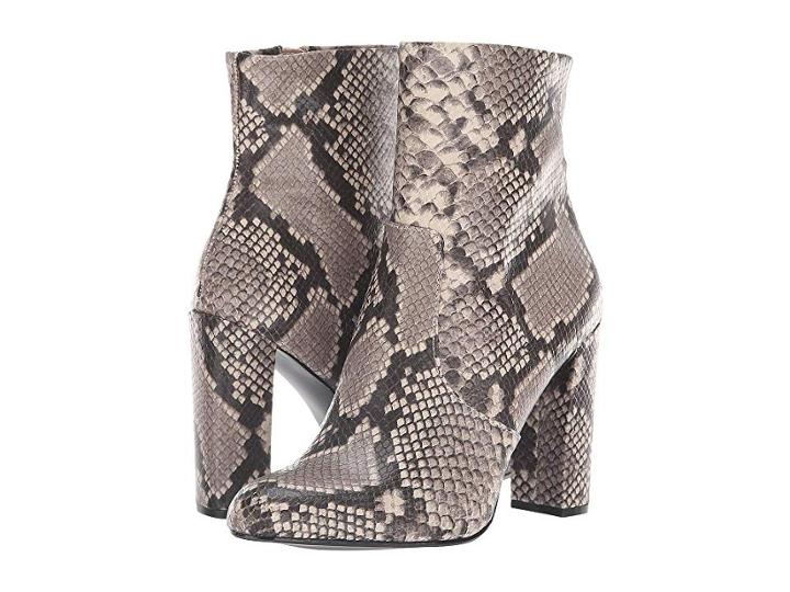 Steve Madden Editor Dress Bootie (natural Snake) Women's Shoes