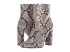 Steve Madden Editor Dress Bootie (natural Snake) Women's Shoes