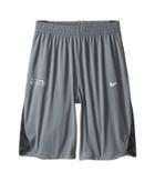 Nike Kids Elite Basketball Short (little Kids/big Kids) (cool Grey/black/wolf Grey) Boy's Shorts