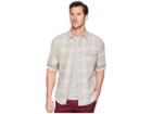 Woolrich Zen Hollow Convertible Sleeve Shirt (artic Grey) Men's Long Sleeve Button Up