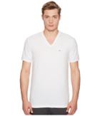 Dolce & Gabbana Stretch Cotton V-neck T-shirt (white) Men's T Shirt