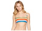 The Bikini Lab Palm Springs Lace Back Bandeau Top (multi) Women's Swimwear