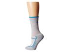 Icebreaker Multisport Light Crew 1-pair Pack (blizzard Heather/cruise) Women's Crew Cut Socks Shoes