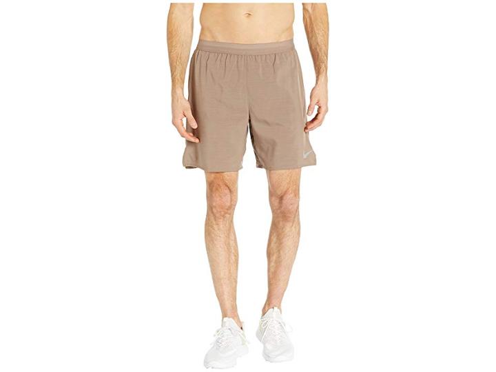 Nike Flex Distance 7 Lined Running Short (mink Brown/desert Sand/heather) Men's Shorts