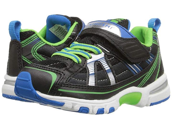 Tsukihoshi Kids Storm (toddler/little Kid) (black/green) Boys Shoes