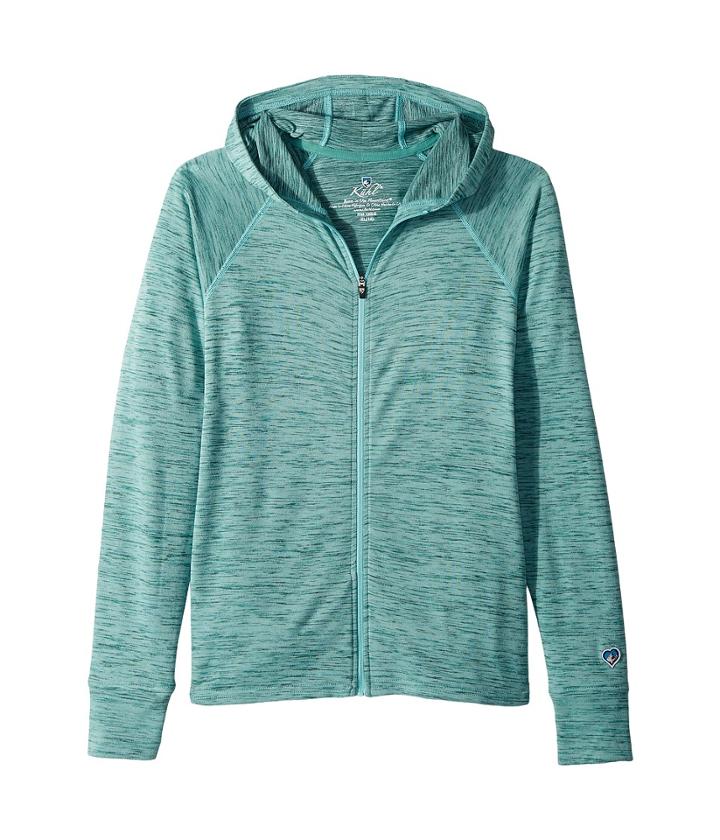 Kuhl Kids Vara Full Zip Hoodie (little Kids/big Kids) (jasper) Girl's Sweatshirt