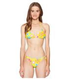 Moschino Sixties Flower Bikini Set (yellow Multi) Women's Swimwear Sets