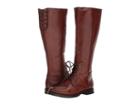 Frye Natalie Combat Tall (redwood Smooth Oiled Veg) Women's Boots