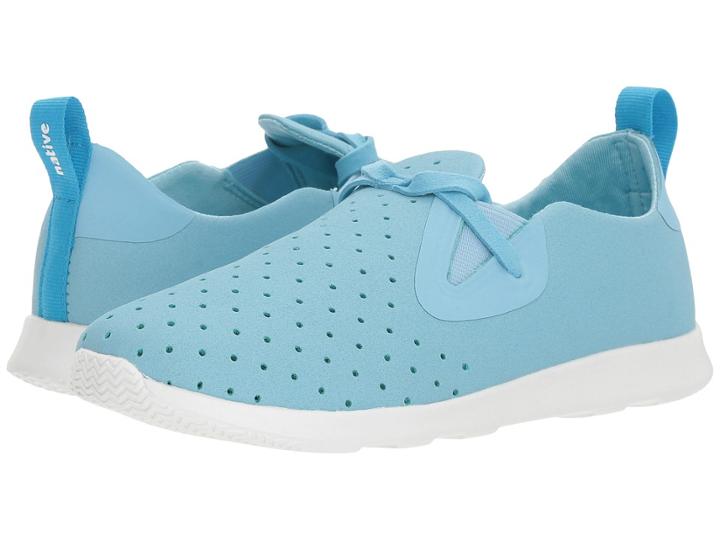 Native Kids Shoes Apollo Moc (little Kid/big Kid) (sky Blue/shell White) Kid's Shoes