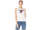 Juicy Couture Rainbow Graphic Tank (white) Women's Clothing