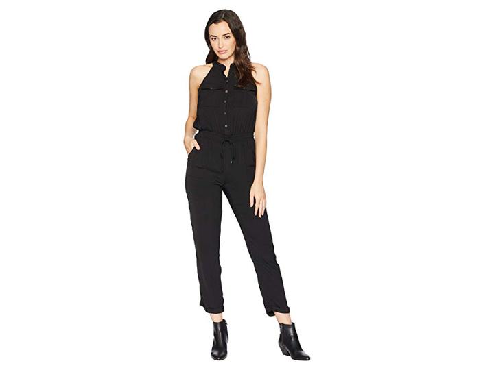 American Rose Clara High Neck Jumpsuit (black) Women's Jumpsuit & Rompers One Piece
