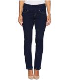 Jag Jeans Petite Petite Peri Pull-on Straight Butter Denim In Ink (ink) Women's Jeans