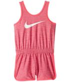 Nike Kids Dri-fit Sport Essentials Romper (little Kids) (hyper Pink) Girl's Jumpsuit & Rompers One Piece