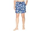 Vineyard Vines Crab Floral Chappy Swim Trunks (yacht Blue) Men's Swimwear