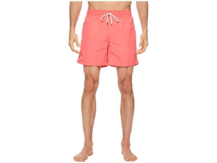 Polo Ralph Lauren Nylon Traveler Swim Shorts (peaceful Coral) Men's Swimwear