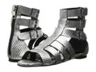 Just Cavalli Python Leather Sandal (silver) Women's Shoes