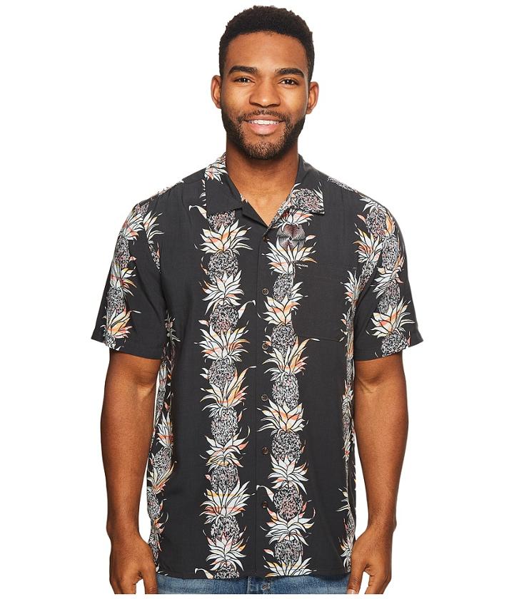 Volcom Palm Glitch Short Sleeve (stealth) Men's Clothing