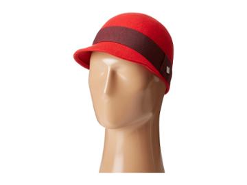 Manila Grace Front Brim Hat (red) Caps