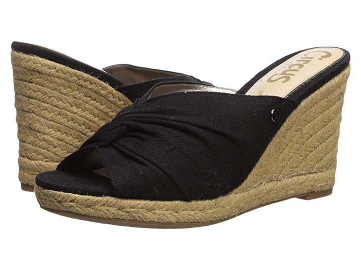 Circus By Sam Edelman Bea (black Textured Woven Canvas) Women's Shoes