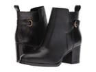 Lauren Ralph Lauren Ginelle (black Smooth Oil Leather) Women's Boots