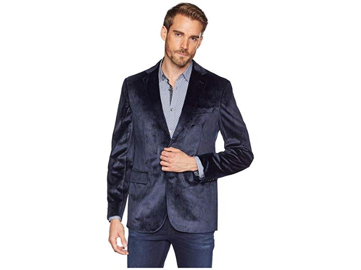 Robert Graham Barton Sports Coat (navy) Men's Coat