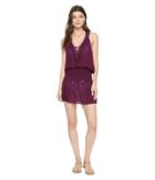 Becca By Rebecca Virtue Globe Trotter Dress Cover-up (raisin) Women's Swimwear