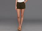 7 For All Mankind - Pleated Short In Olive Drapey Twill (olive Drapey Twill)