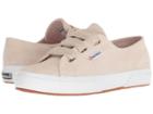 Superga 2750 Suew Biglace (taupe Suede) Women's Lace Up Casual Shoes