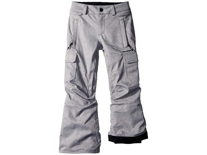 Volcom Kids Cargo Insulated Pants (little Kids/big Kids) (heather Grey) Boy's Casual Pants