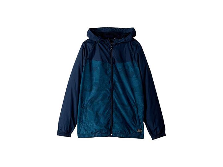 O'neill Kids Traveler Windbreaker Jacket (big Kids) (dark Blue) Boy's Coat