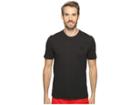 Adidas Essentials Droptail 3-stripes Tee (black/black) Men's Short Sleeve Pullover