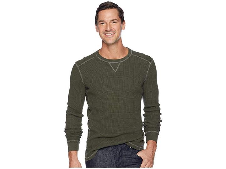 Mod-o-doc Seacliff Long Sleeve Crew Thermal Crew (duck) Men's Long Sleeve Pullover
