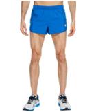 Asics Run Split Shorts (victoria Blue) Men's Shorts