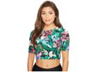 Body Glove Selva Sunshine Crop Rashguard (black) Women's Swimwear