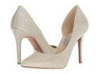 Michael Michael Kors Claire D'orsay Pump (white/gold/champagne) Women's 1-2 Inch Heel Shoes