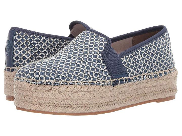 Circus By Sam Edelman Christina (mid Blue Crosshatch Chambray) Women's Shoes