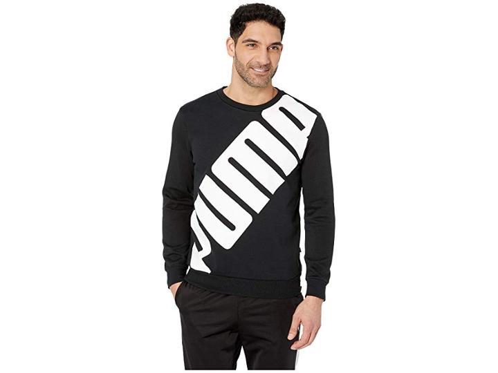 Puma Big Logo Crew (puma Black) Men's T Shirt