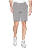 Lacoste Golf Window Pane Stretch Bermuda Shorts (nimbus/white) Men's Shorts