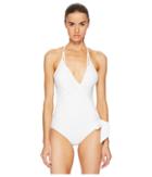 La Perla Onyx Collection Non-wired One-piece (white) Women's Swimsuits One Piece