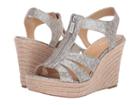 Michael Michael Kors Berkley Wedge (silver/gold) Women's Wedge Shoes