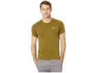 Nike Dry Miler Short Sleeve Running Top (olive Canvas/heather) Men's Clothing