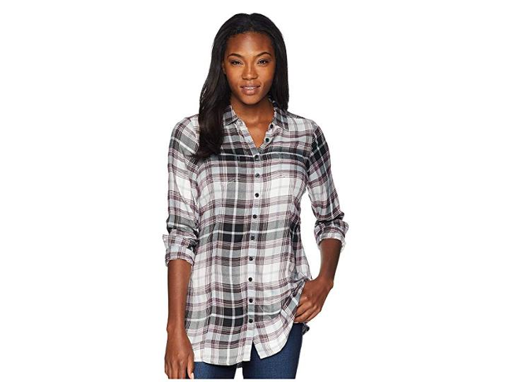 Aventura Clothing Mara Long Sleeve Shirt (black) Women's Long Sleeve Button Up