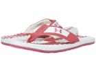 Under Armour Marathon Key Iii T (rustic Red/overcast Gray/white) Men's Sandals