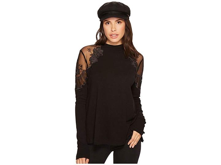 Free People Daniella Top (black) Women's Clothing