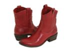 Frye Carson Shortie (burnt Red Leather) Cowboy Boots