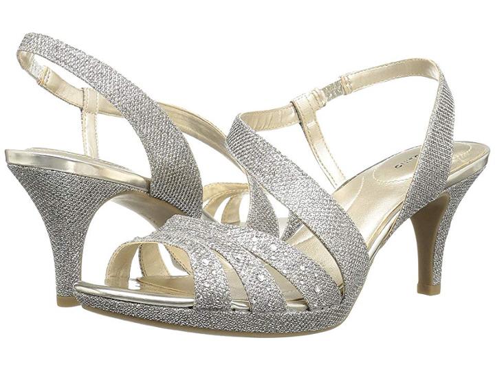 Bandolino Kadshe (gold Fabric) Women's Dress Sandals