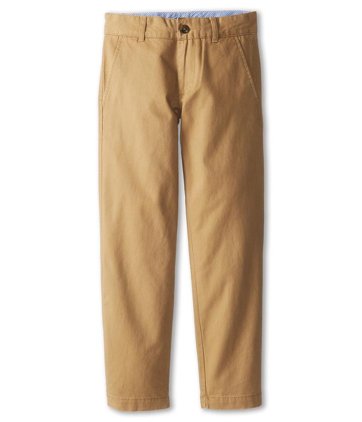 Tommy Hilfiger Kids Academy Chino Pant (big Kids) (golden Khaki) Boy's Casual Pants