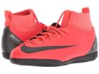 Nike Kids Superflyx 6 Club Cr7 Ic Soccer (little Kid/big Kid) (bright Crimson/black/chrome) Kids Shoes