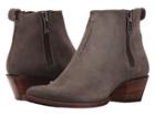 Frye Sacha Moto Shortie (dark Grey Suede) Women's Pull-on Boots