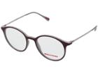 Prada 0ps 02iv (top Bordeaux/grey Rubber) Fashion Sunglasses